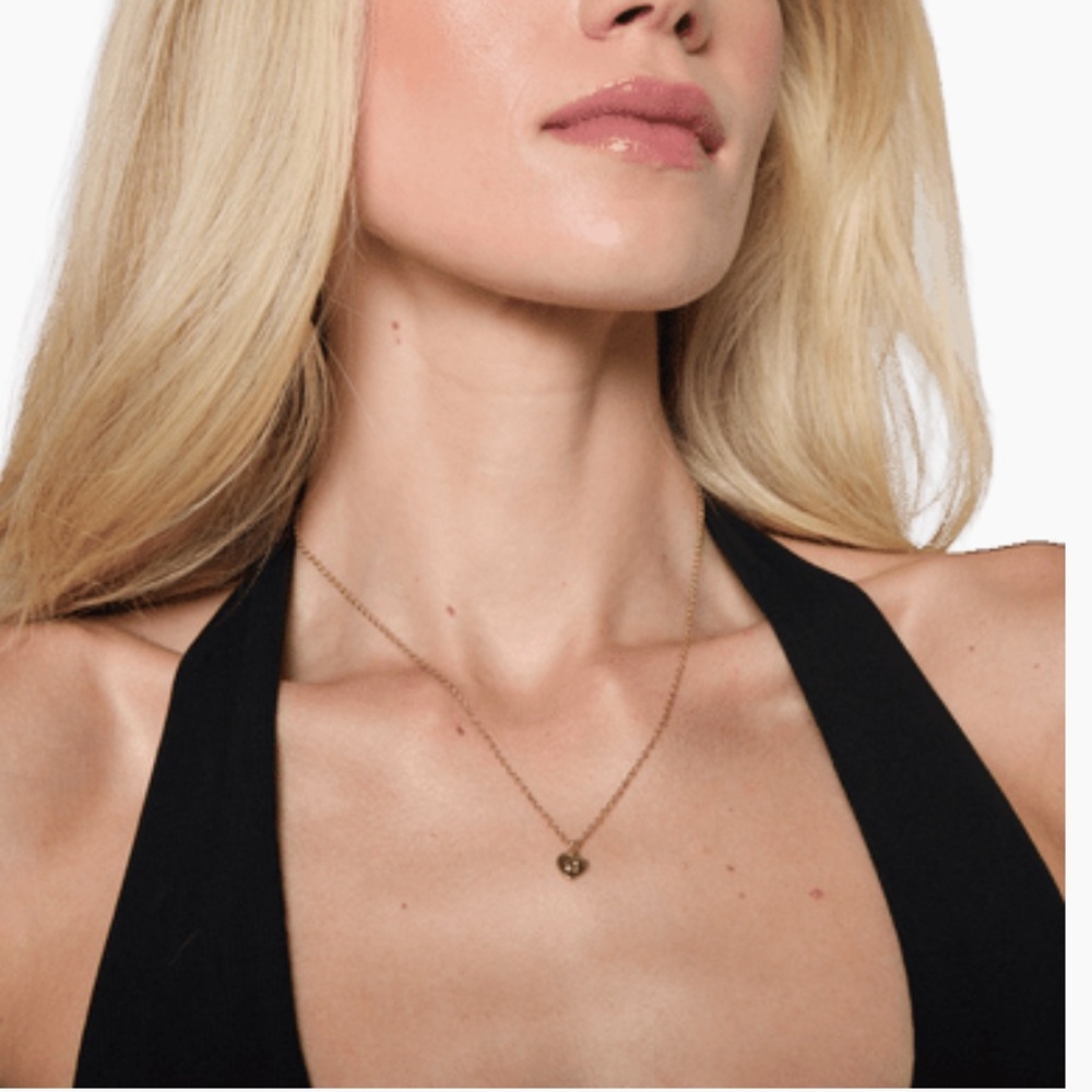 NEW COACH Necklace with Heart-Shaped Pendant
